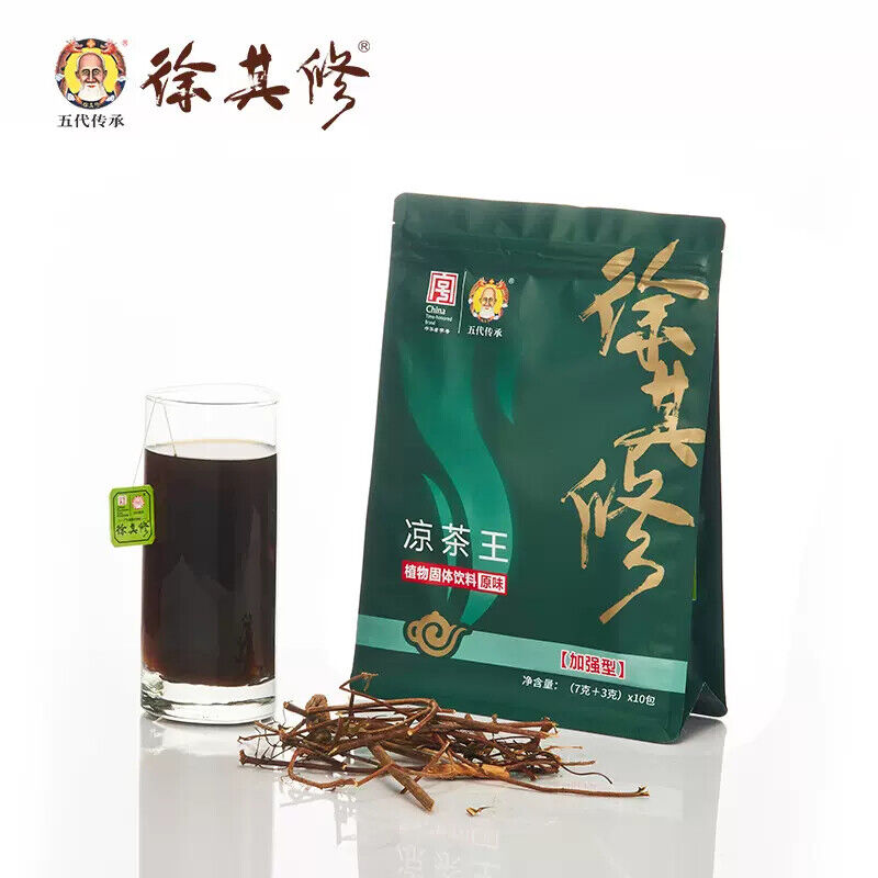 XuQiXiu/徐其修 凉茶王加强型110g 蒲公英茶鱼腥草茶 颗粒茶包 浓缩型 广东凉茶饮料Herbal Dandelion tea Liang Cha