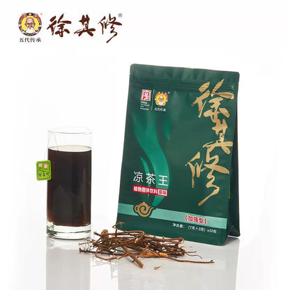 XuQiXiu/徐其修 凉茶王加强型110g 蒲公英茶鱼腥草茶 颗粒茶包 浓缩型 广东凉茶饮料Herbal Dandelion tea Liang Cha