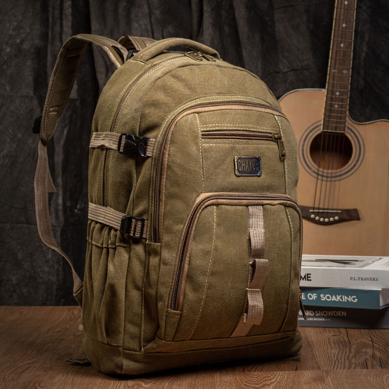 Canvas Backpacks Men Women Travel Bag Hiking Travel Camping Backpack Bags