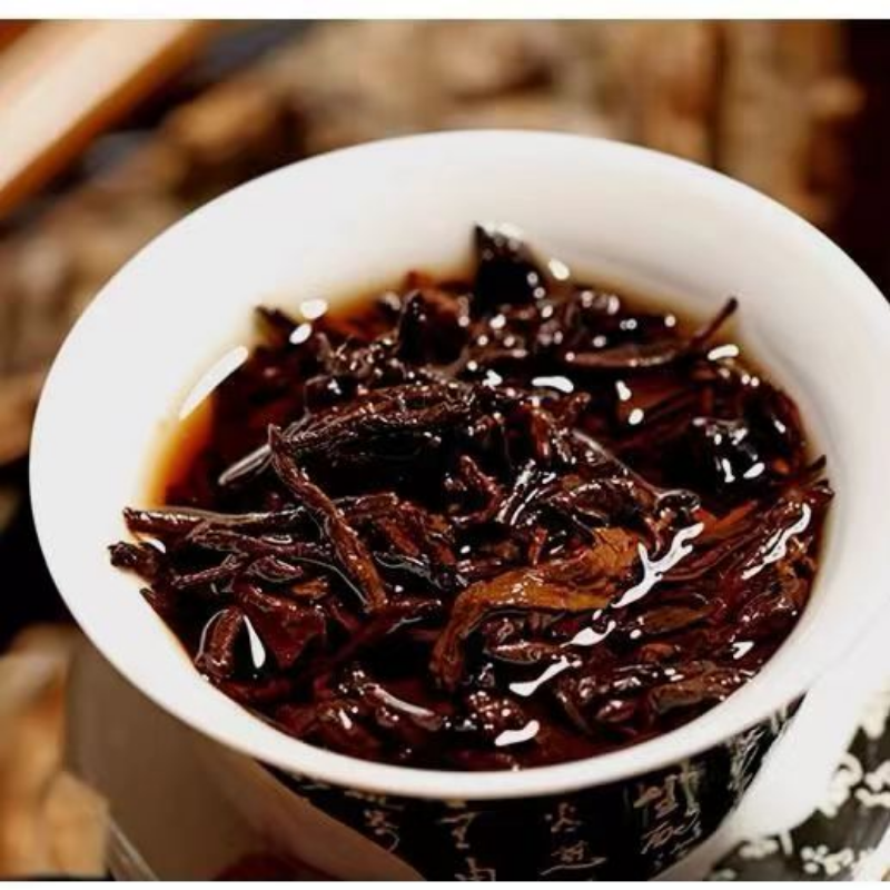 500g Yunnan Old Pu'er Brick Tea 1998 Banzhang Tea King Aged Puerh Ripe Tea Brick