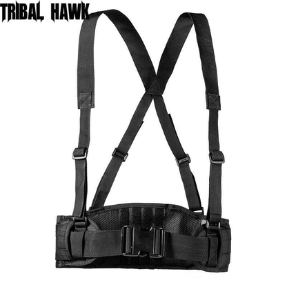Tactical Belt Army Hunting Waist Support Waist Bag Carrier Adjustable SoftPadded