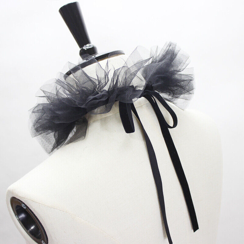 Elizabethan Lace Collar Tudor Retro RUFF COLLAR Victorian Steampunk Neck Collar