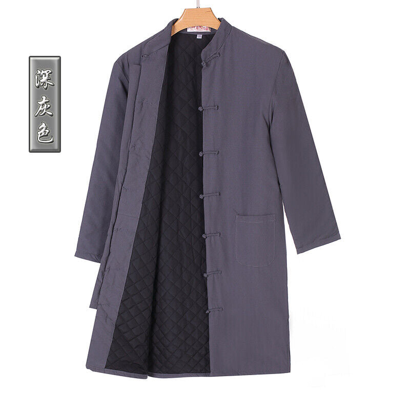 Chinese Traditional Tang Jacket Lonf Kung fu Tai chi Uniform Martial Coat Thick