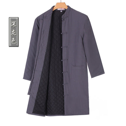 Chinese Traditional Tang Jacket Lonf Kung fu Tai chi Uniform Martial Coat Thick