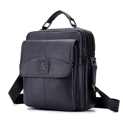 Men Shoulder Bag Crossbody Bag Men Cowhide Messenger Bag Male Business Handbag