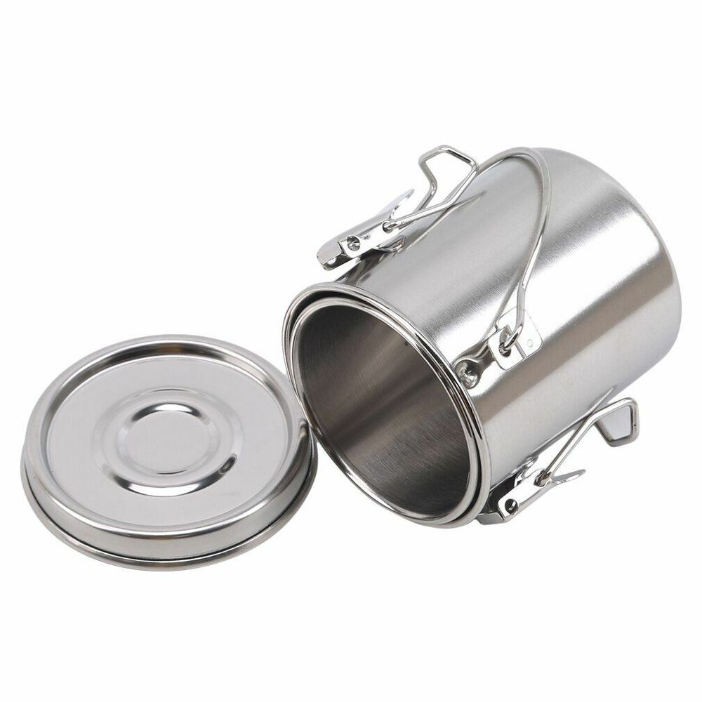 Oil Painting Brush Washing Bucket Wash Pen Barrel Stainless Steel Storage 6x9cm