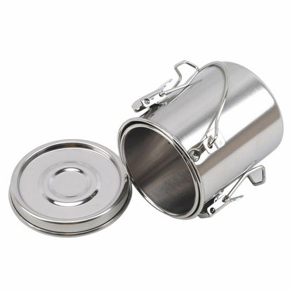 Oil Painting Brush Washing Bucket Wash Pen Barrel Stainless Steel Storage 6x9cm