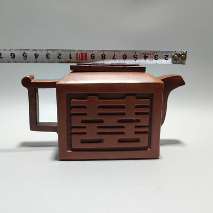 Vintage Chinese Yixing Purple Clay Teapot Zisha Pure Handmade Household Teaware