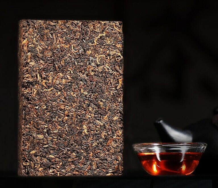 YiWuZhengShan GongTing Puer Tea Pu'erh Ripe Tea ChenXiang Cooked Pu'er Tea-