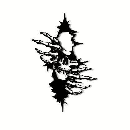 Scary Skeleton Art Wall Decor Metal Wall Decor Halloween Decor