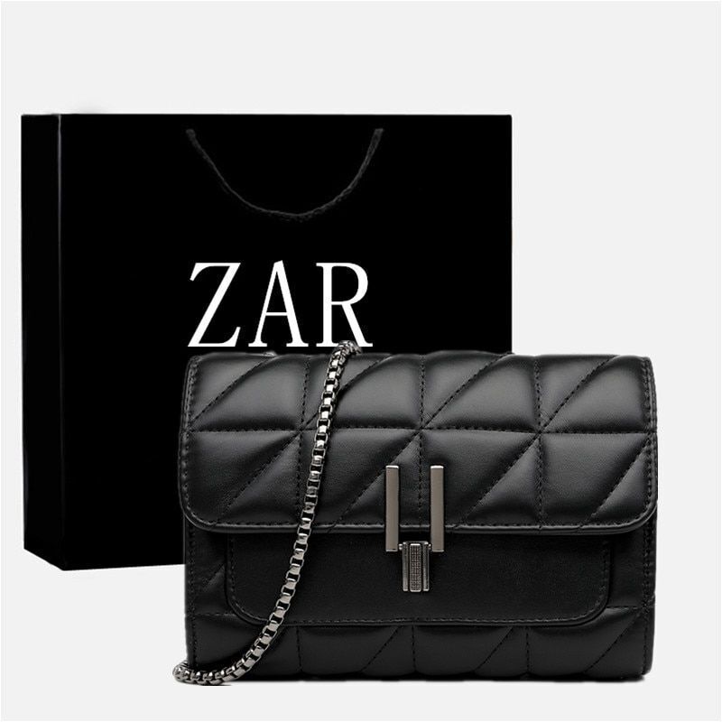 Luxury Bag Leather Chain Crossbody Bag Handbags Shoulder Bag Purse Flap Hasp 1PC