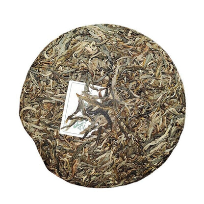 357g/12.59oz Puerh Tea Cake LaoMan'e Early Spring Tea Sweet Rhythm Puer Raw Tea