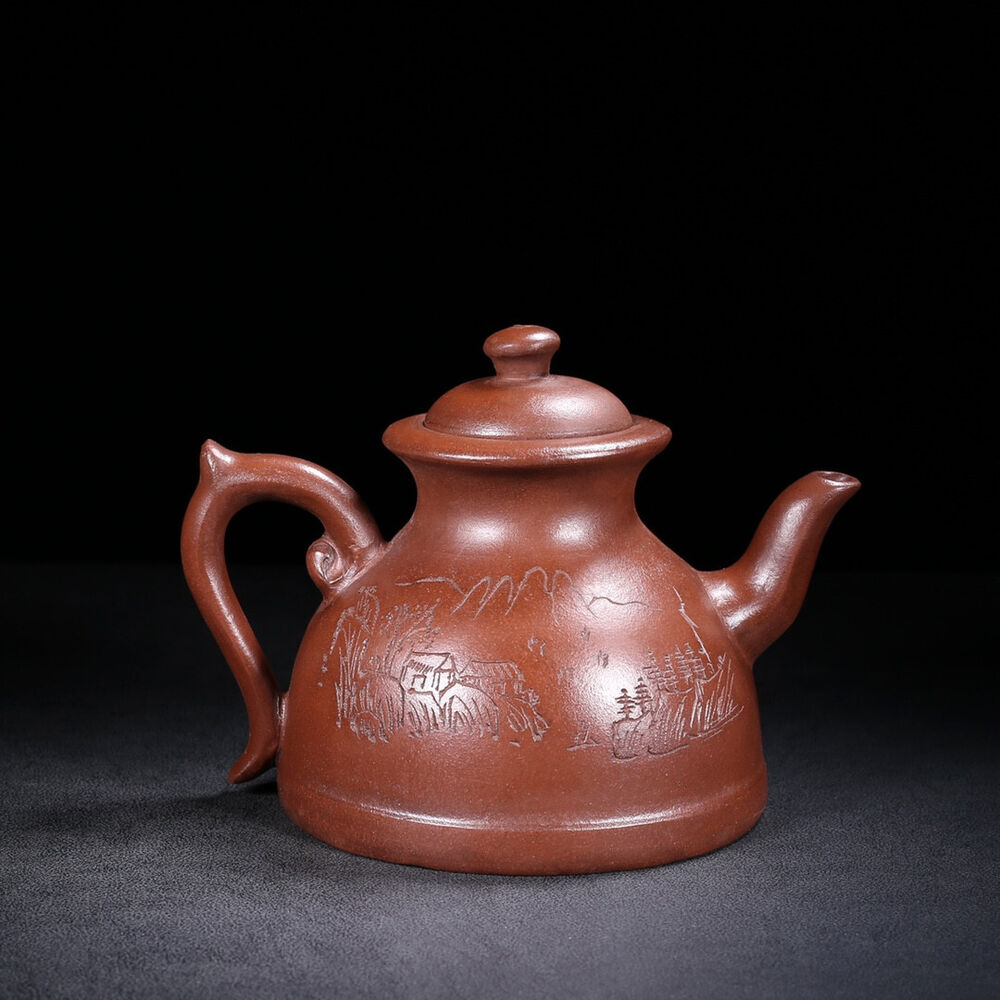 Chinese Yixing Zisha Clay Handmade Exquisite Teapot （清韵 底款：时大彬）