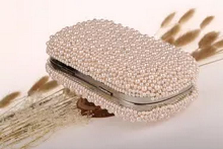 Real None Women Handbags Bolsa All Pure Pearl Lady's Wedding Evening Handbags