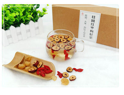 Tea Drink Dried Assorted Herbal Tea A Mixed Longan+Jujube+Lycii Herbal Tea Bags