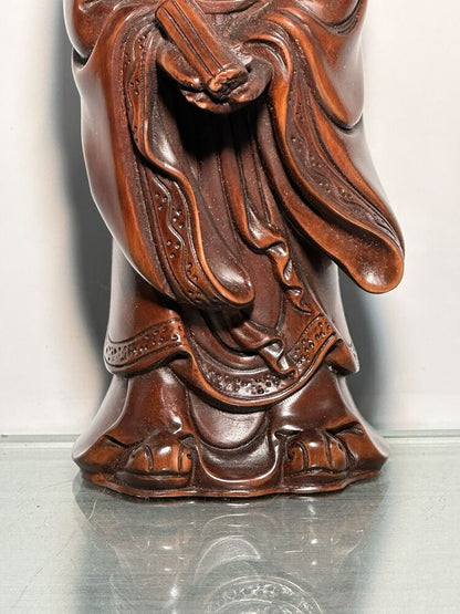 Collection Chinese Boxwood Carved Figure Statue Wood Sculptures Home Decor Art