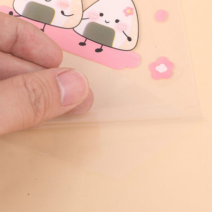 50Pcs Lovely Cartoon For Triangle Rice Ball Packaging Bag Rice Ball Sushi Bag