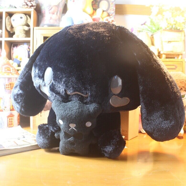 Sanrio 30CM Big Black Cinnamoroll Plush Toys Stuffed Animal Soft Doll