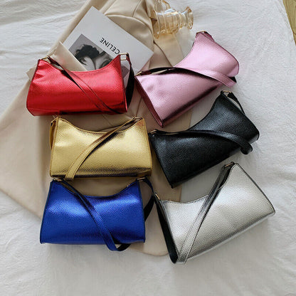 Underarm Bag New Pu Leather Shoulder Bag Texture Handbags for Women