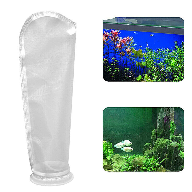 5x Filter Sock Bag Ring 4x15" 150/200 Micron Marine Fish Sump Aquarium Tank