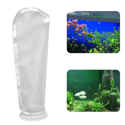 5x Filter Sock Bag Ring 4x15" 150/200 Micron Marine Fish Sump Aquarium Tank