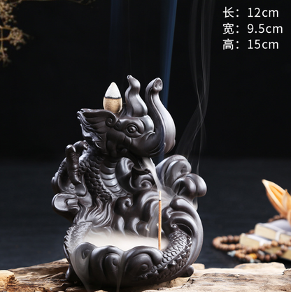 Yixing ceramic creative skull personalized retro viewing living room indoor sand