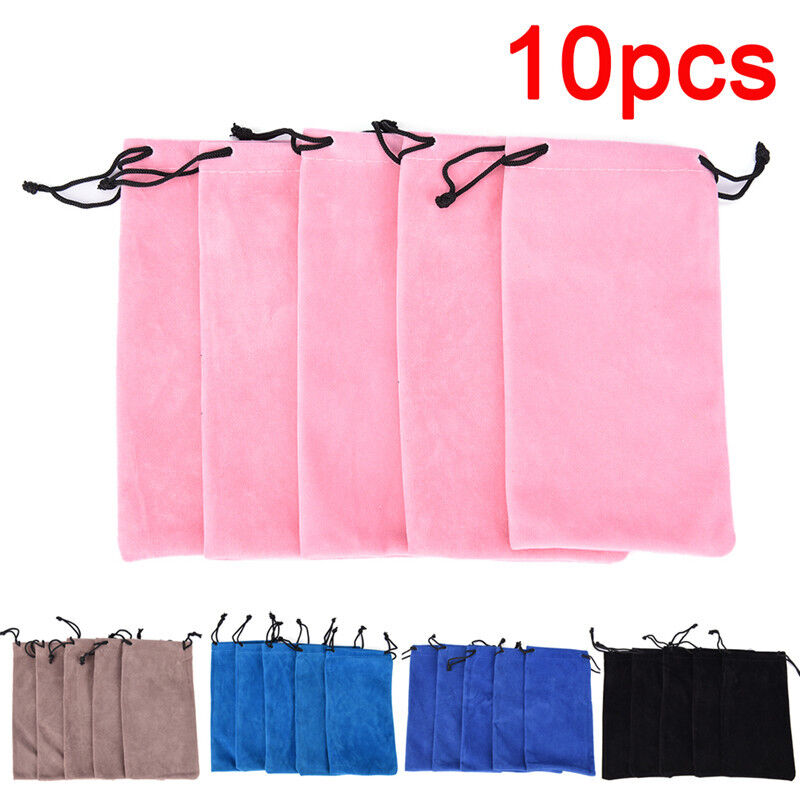 10X Soft Glasses Case Storage Pouch Bag Sunglasses Eyeglasses Cloth Pouch BaY-ca