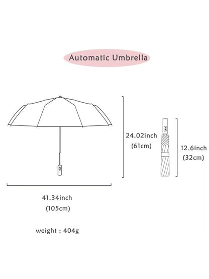 Strong Luxury Business Windproof Double Layer Resistant Umbrella Fully Automatic
