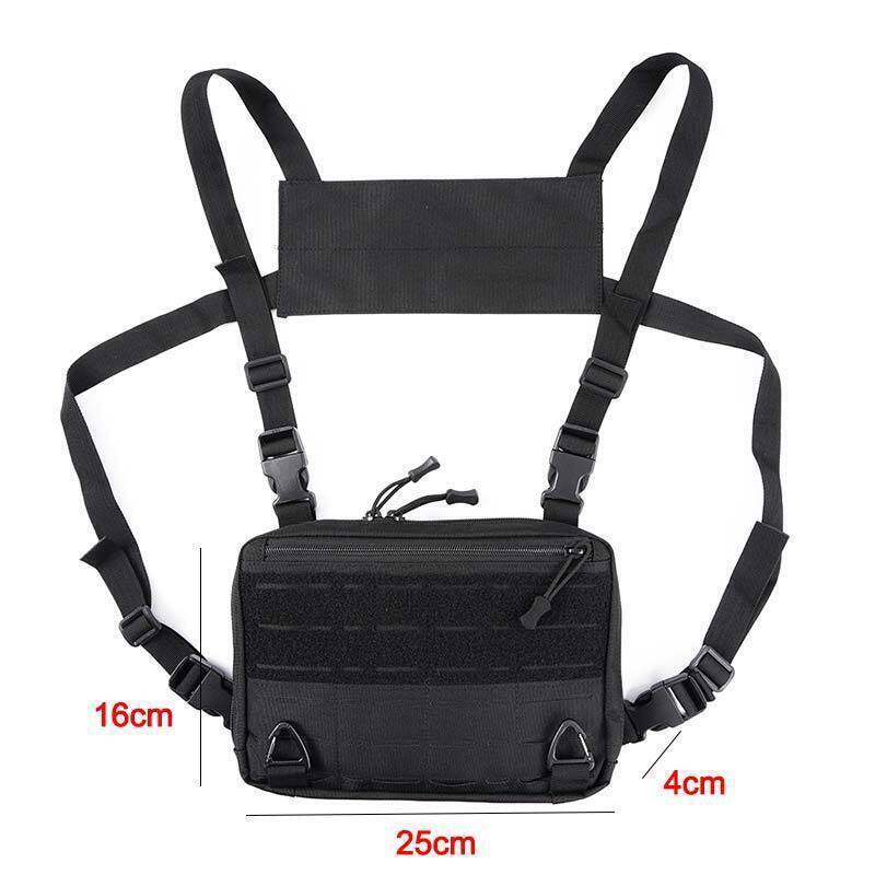Tactical Chest Bag Men's Vest Bag Army System Kit Bag Backpack Backpack
