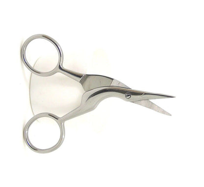 Mini Crane Vintage Scissors 9.4cm Stainless Steel Extra Small Embroidery Shears