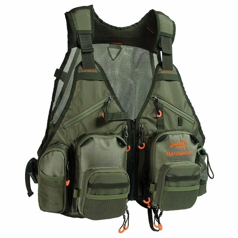 Fishing Vest Breathable Outdoor Sports Fly Swimming Adjustable Tackle Custom Fit