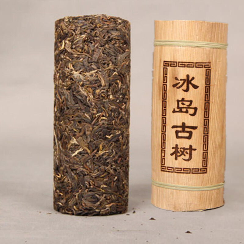500g Yunnan cha Puerh Tea Dragon Pillar Bamboo Tube Bingdao Organic Pu-erh Tea