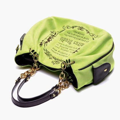 Y2K Vintage Canvas Gothic Style Tote Handbag Embroidery Letter Style Women's Bag