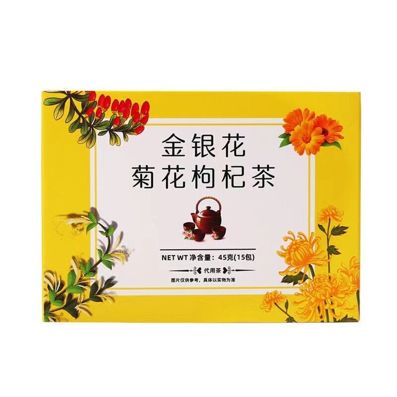 90g Chinese Herbal Tea Gouqi + Honeysuckle + Dandelion + Chrysanthemum Herbs Tea