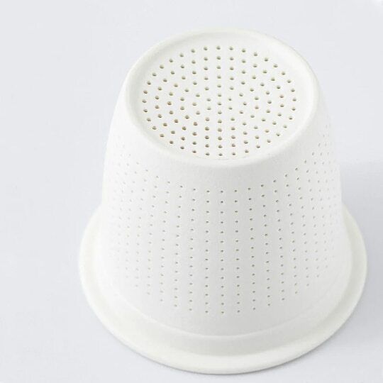 Cute Ceramic Cup with Lid | Fried Egg Lid Coffee Mug with infuser