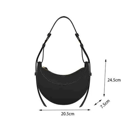 Winter Women's Shoulder Bag Leather Bag Hundred High Quality Saddle Bag