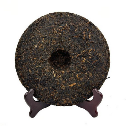 357g Yunnan Puerh Ripe Tea Golden Bud Cooked Pu-erh Tea Cake Old Pu'er Black Tea