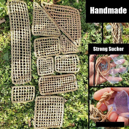 Reptile Hammock Seaweed Mat Small Hermit Bed Crabs Lounger Terrarium Decoration