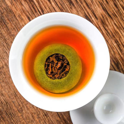 100g Tangerine Peel Ripe Puerh Tea Small Green Mandarin Orange Pu-erh Black Tea
