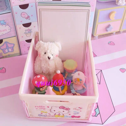 Kuromi Cinnamoroll Hello Kitty My Melody Foldable Storage Box Cube Organizer