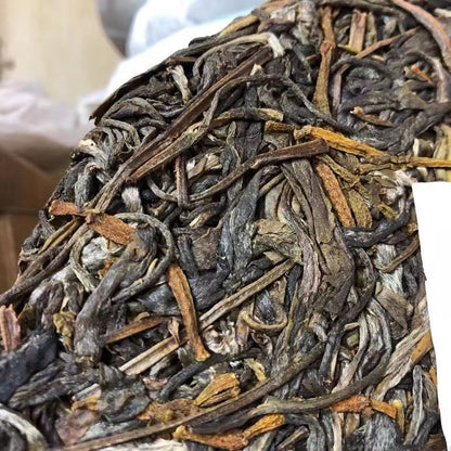 357g Ding Chun Yuan Wild Jingmai Pangxie Jiao Feet of Crab Pu-erh Tea Raw