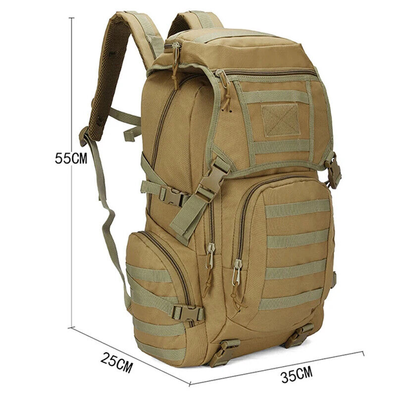 Tactical Backpack Camping Hiking Daypack Outdoor Sport Hunting Climbing Bag