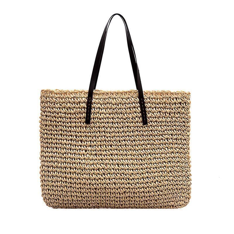 Woven Straw Beach Bags Women Handbag Female Shoulder Bag