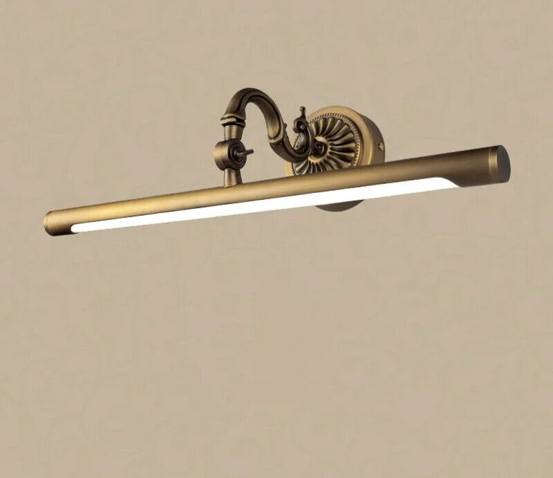 Wall Lights LED 8W Vintage Copper For Bedroom Mirror Lamp Bathroom Lighting 45cm