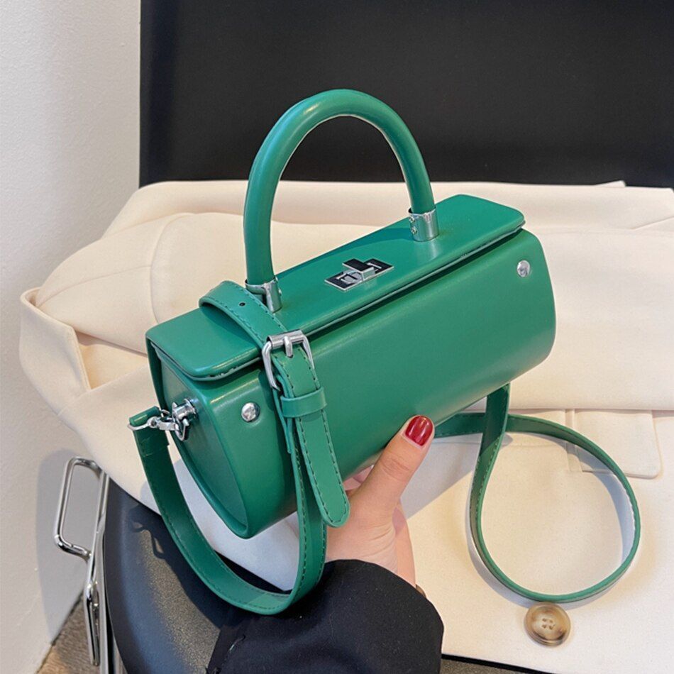 Small Synthetic Leather Bag Shoulder Crossbody Summer Handbag 20*10*10.5 CM Hasp