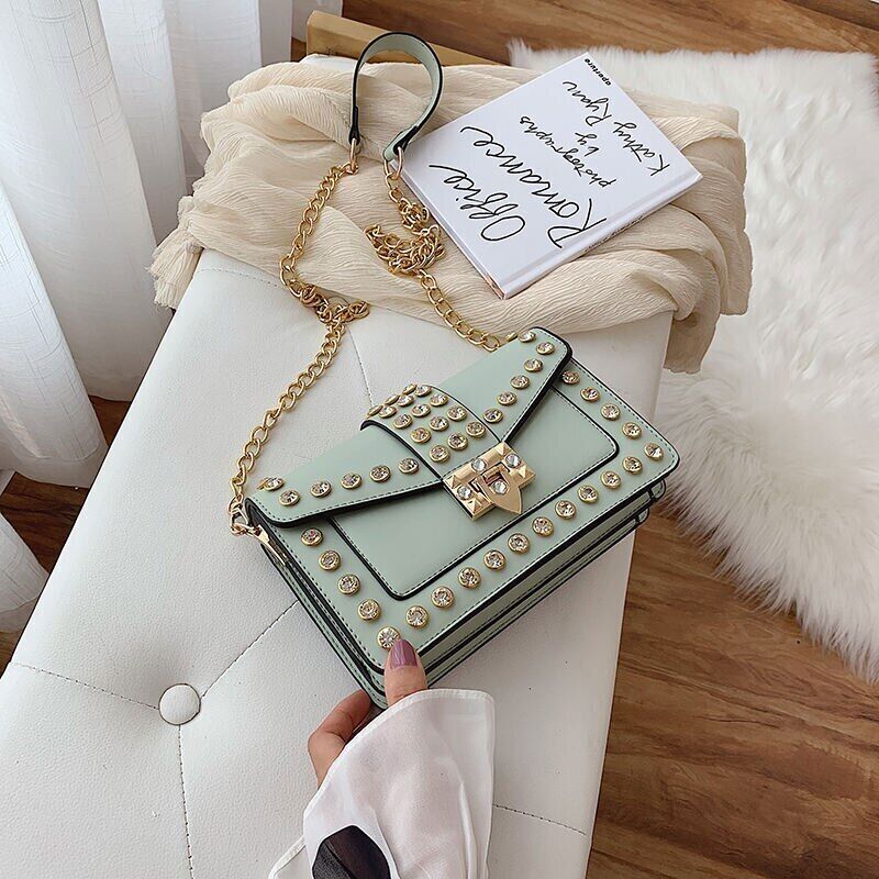 Women's Handbags Famous Bag Bags PU Leather Lock Women Shoulder Crossbody Bag