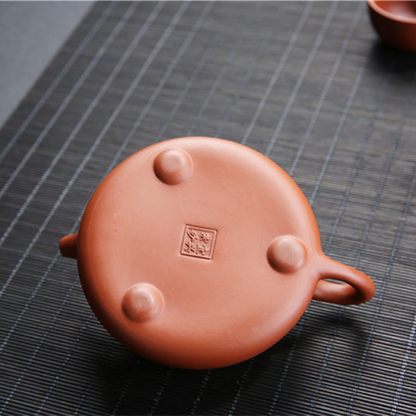 Yixing Ore Purple Sand Pot Traditional Purple Teapot Handmade Kung Fu Teaware