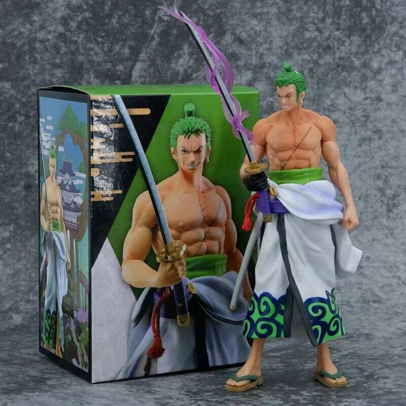 Anime One Piece Roronoa Zoro PVC Action Figure Model Collectible Statue Toy Gift