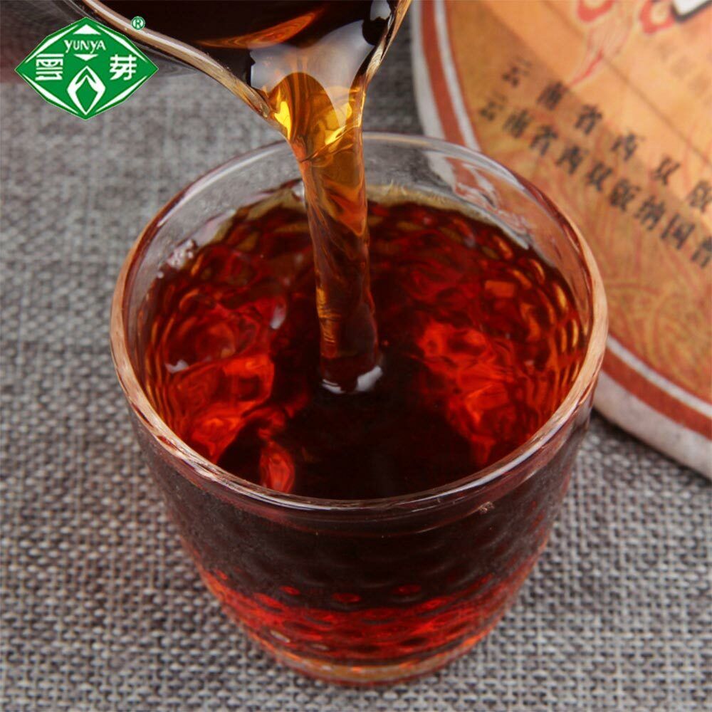 Puwen YUNYA 2006 Puer Ripe Pu-erh "Phoenx" Feng Bing Shu Puerh Tea Cake 400g