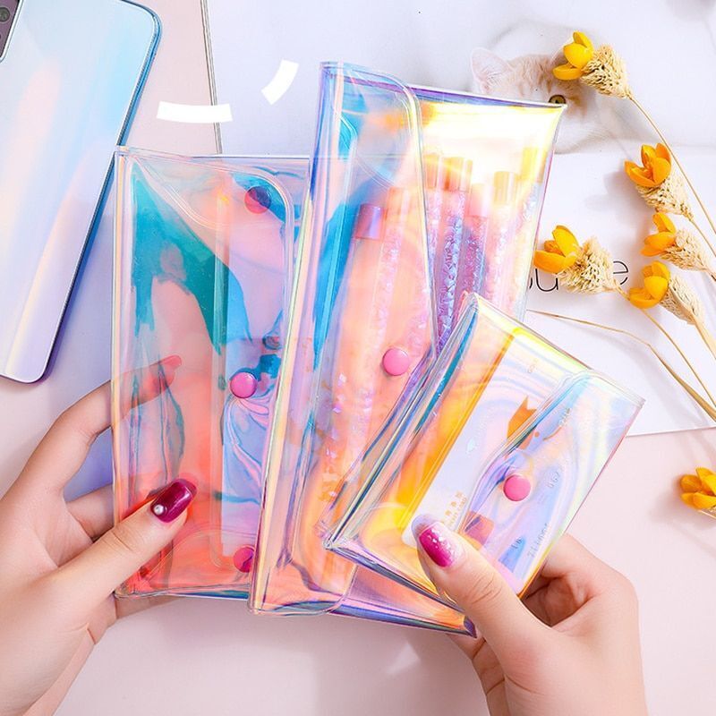 Transparent Cosmetic Bag Women Makeup Storage Clear Organize Multifunction Purse
